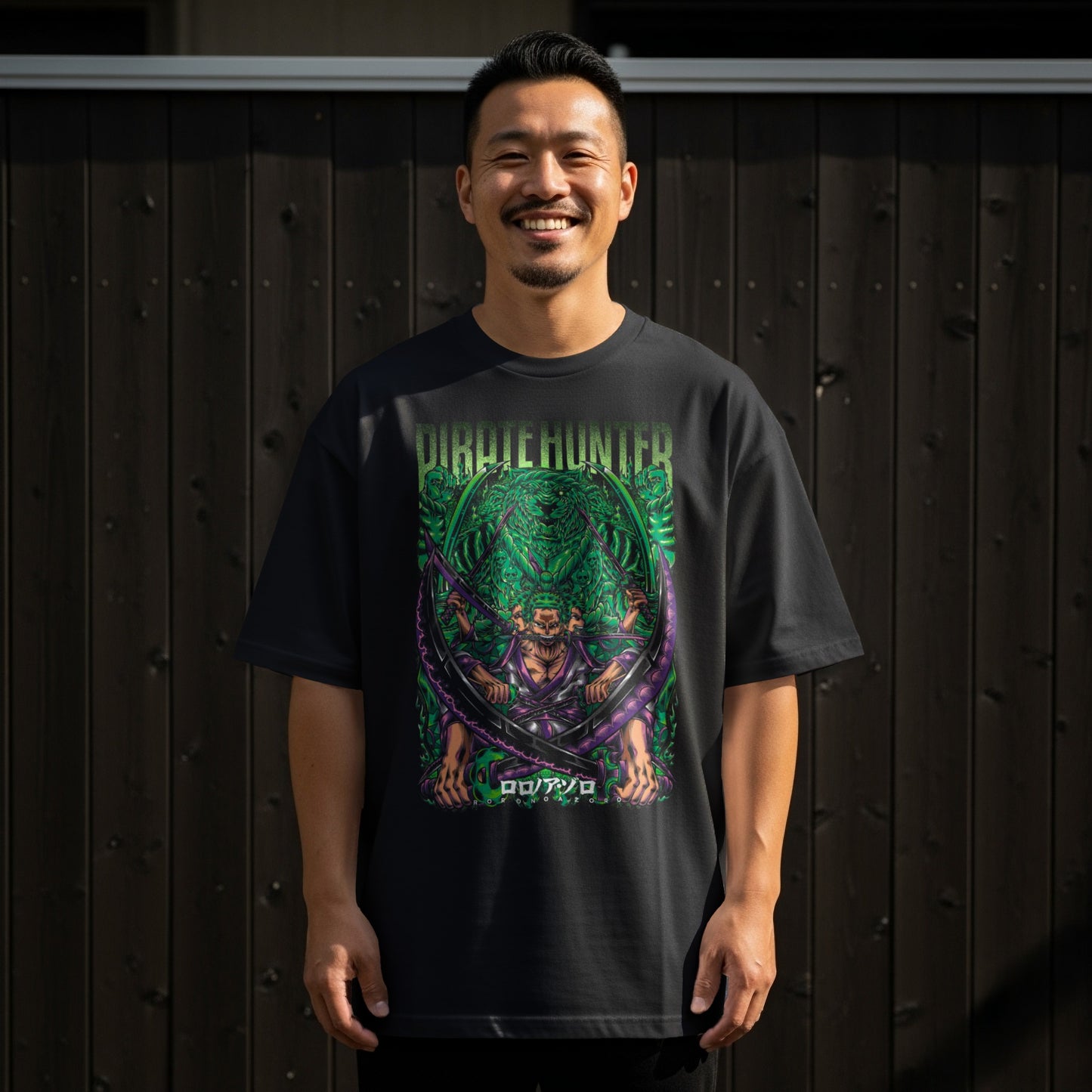 Pirate Hunter Graphic Tee Trendy Printed Design