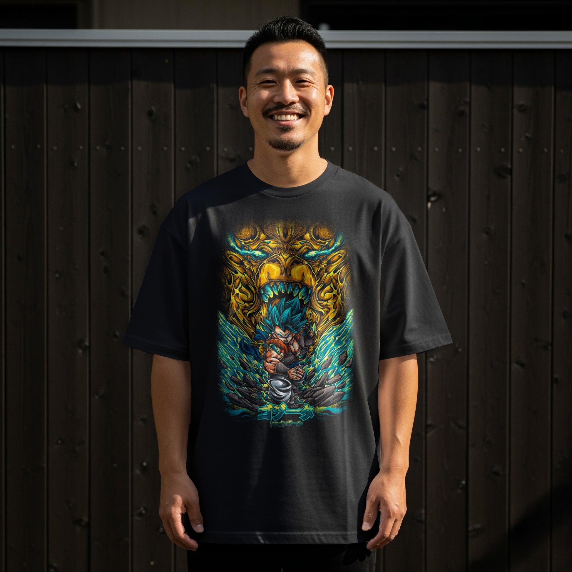 Dragon and Warrior Graphic Tee Anime Inspired Shirt