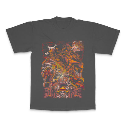 One Piece Anime Graphic Tee Shirt with Vibrant Design