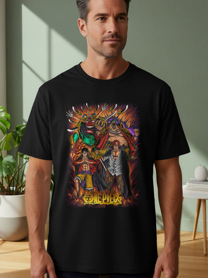 One Piece Anime Characters Graphic Tee for Fans