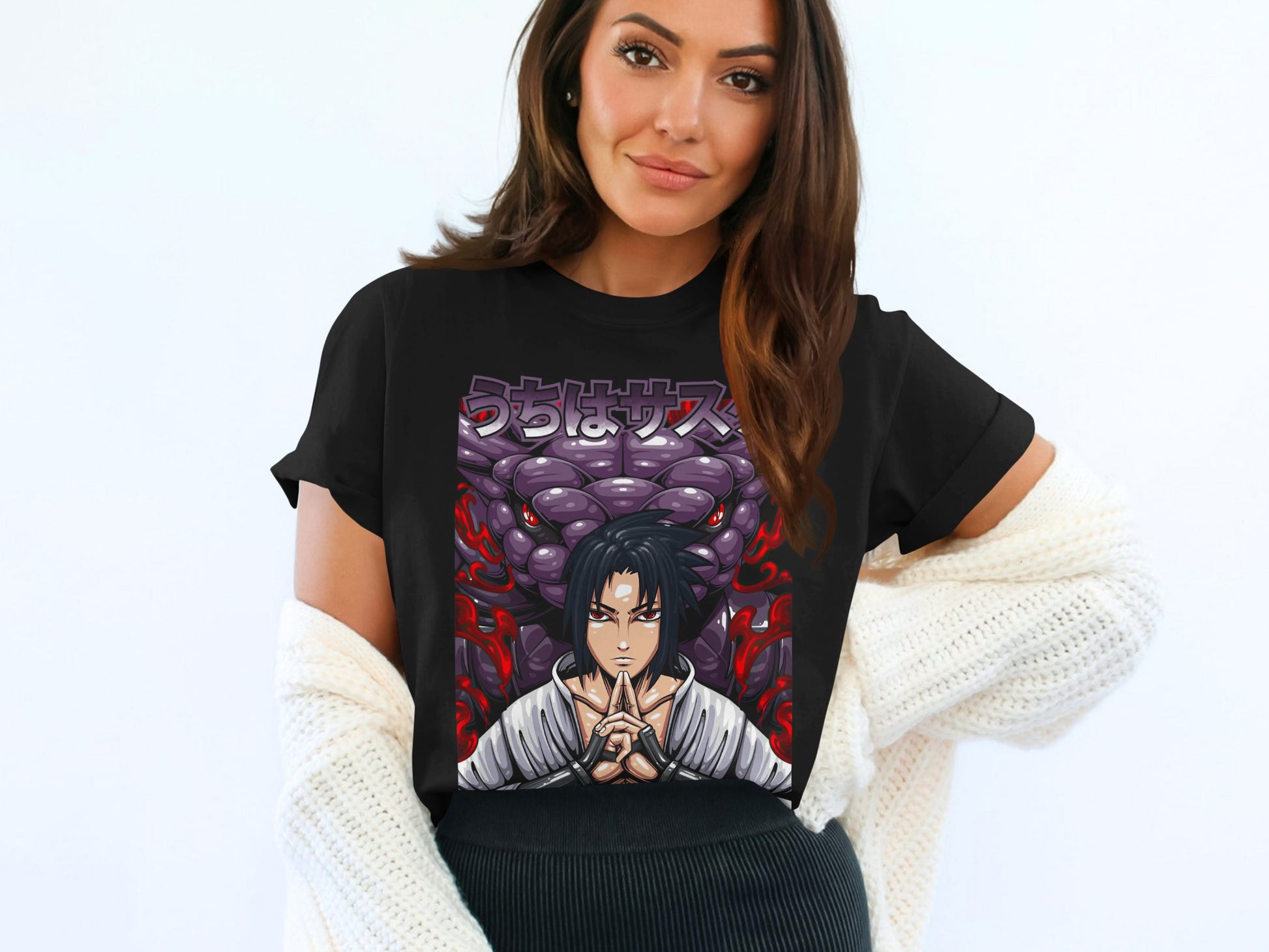 Uchiha Itachi Graphic T-Shirt Anime Merch for Fans