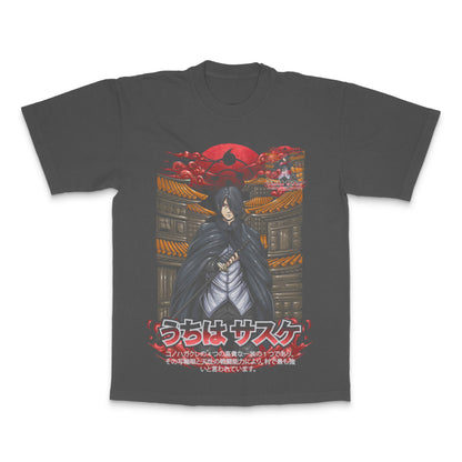 Uchiha Sasuke Anime Character Graphic T-Shirt