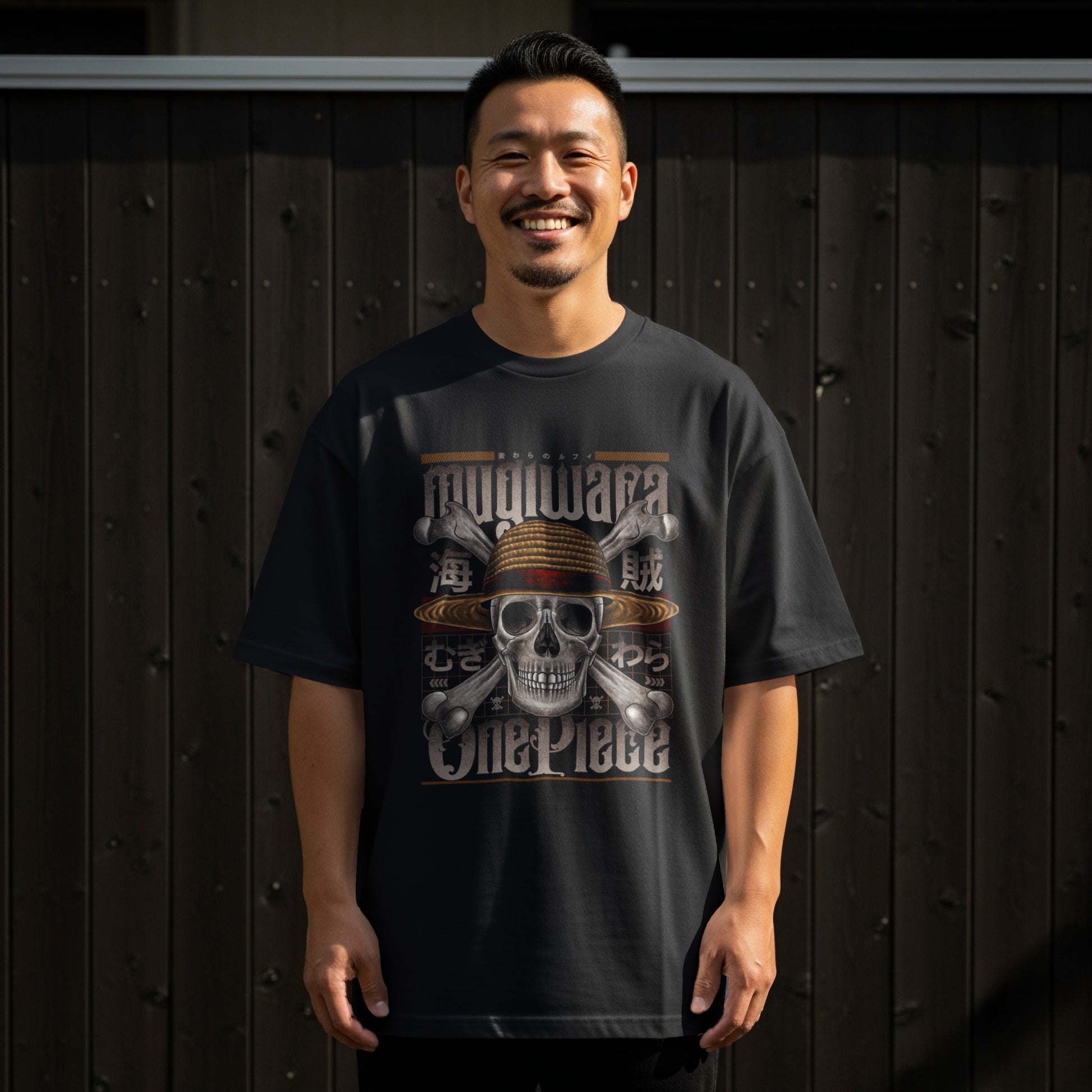 Mugiwara One Piece Skull Design Graphic T-Shirt