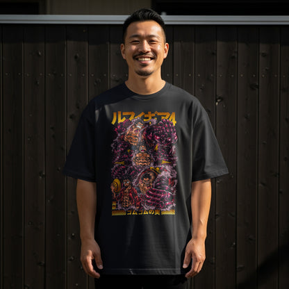 Anime Luffy Gear Fourth Graphic Japanese T-shirt