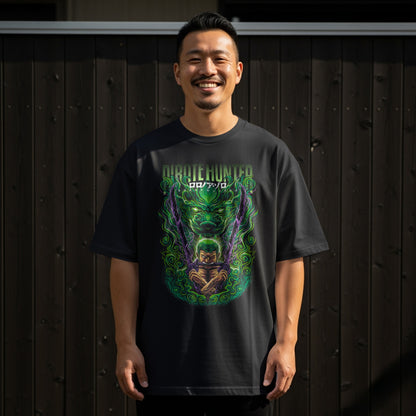Dirote Hunter Graphic Shirt with Unique Artwork Design