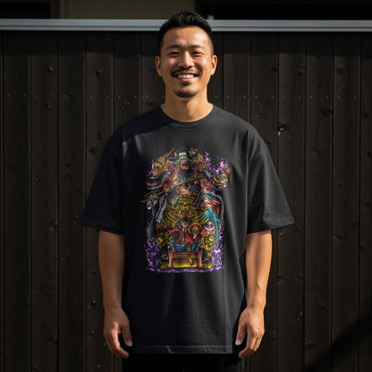 Vibrant Graphic Art Fantasy Design T-shirt