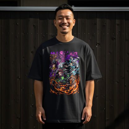 Vibrant Anime-Inspired Graphic T-Shirt for Fans