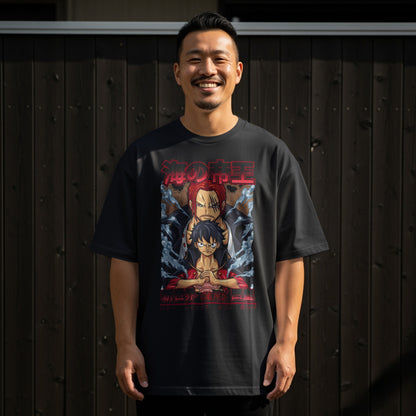 Anime Characters Poster Style Graphic T-Shirt
