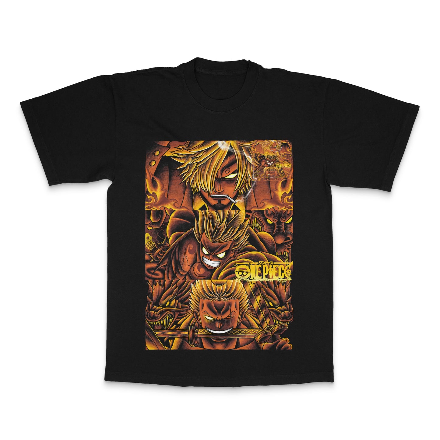One Piece Anime Characters Graphic T-shirt