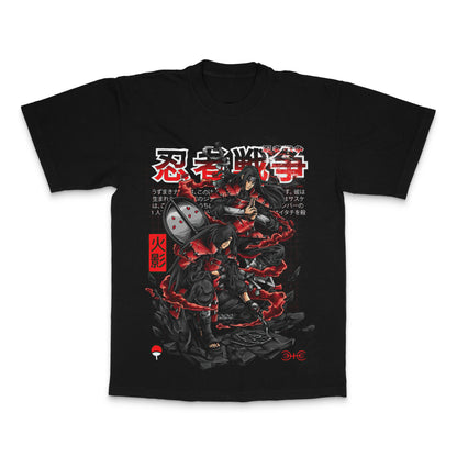 Ninja Warrior Battle Graphic Tee For Anime Fans