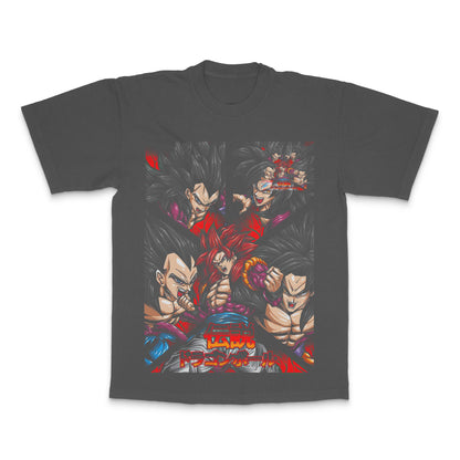 Super Saiyan Characters Artwork Graphic T-shirt