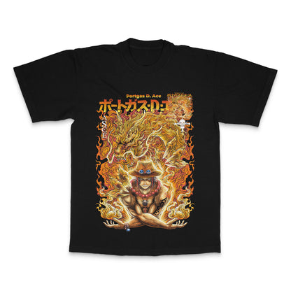 Portgas D. Ace Anime Graphic Tee Shirt product
