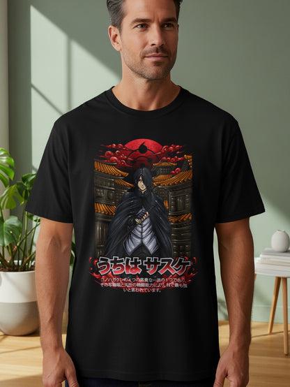 Uchiha Sasuke Japanese Anime Graphic Shirt Product