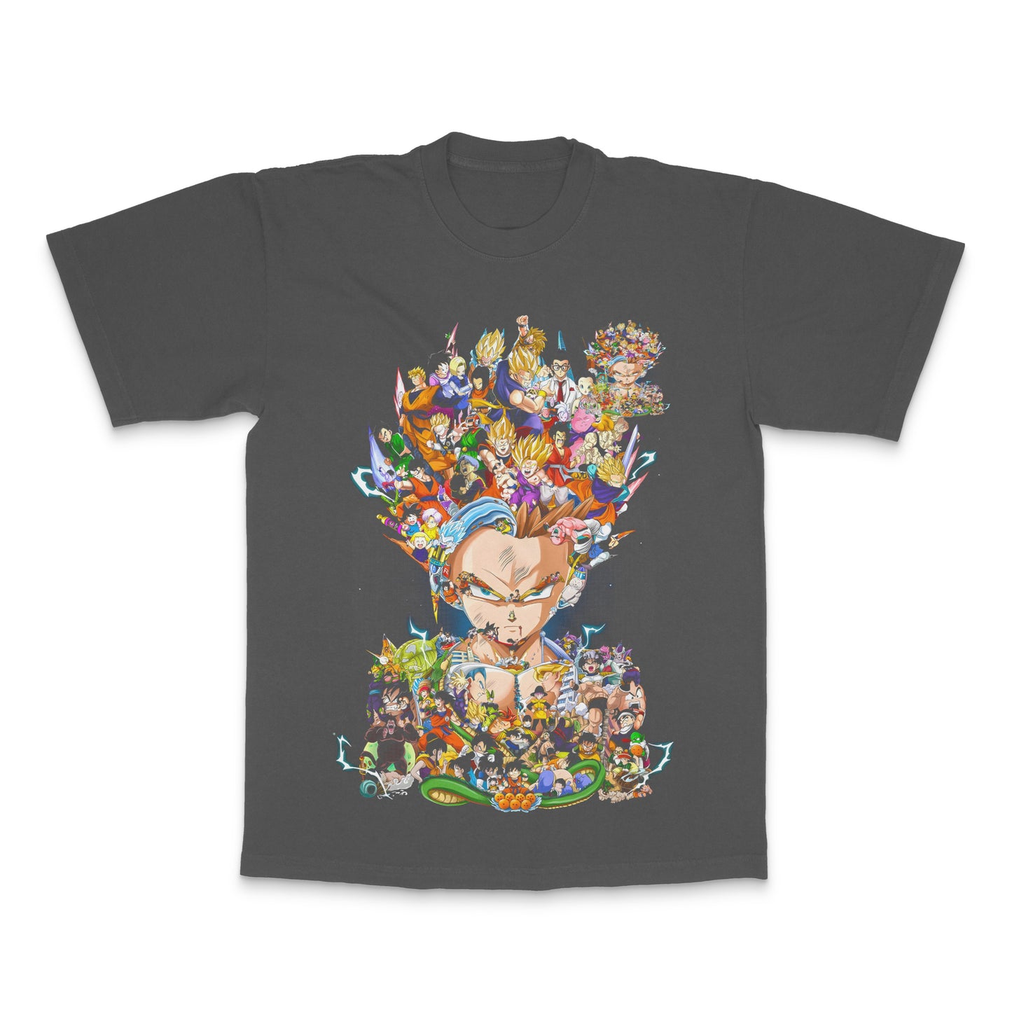 Colorful Anime Characters Graphic Design Shirt