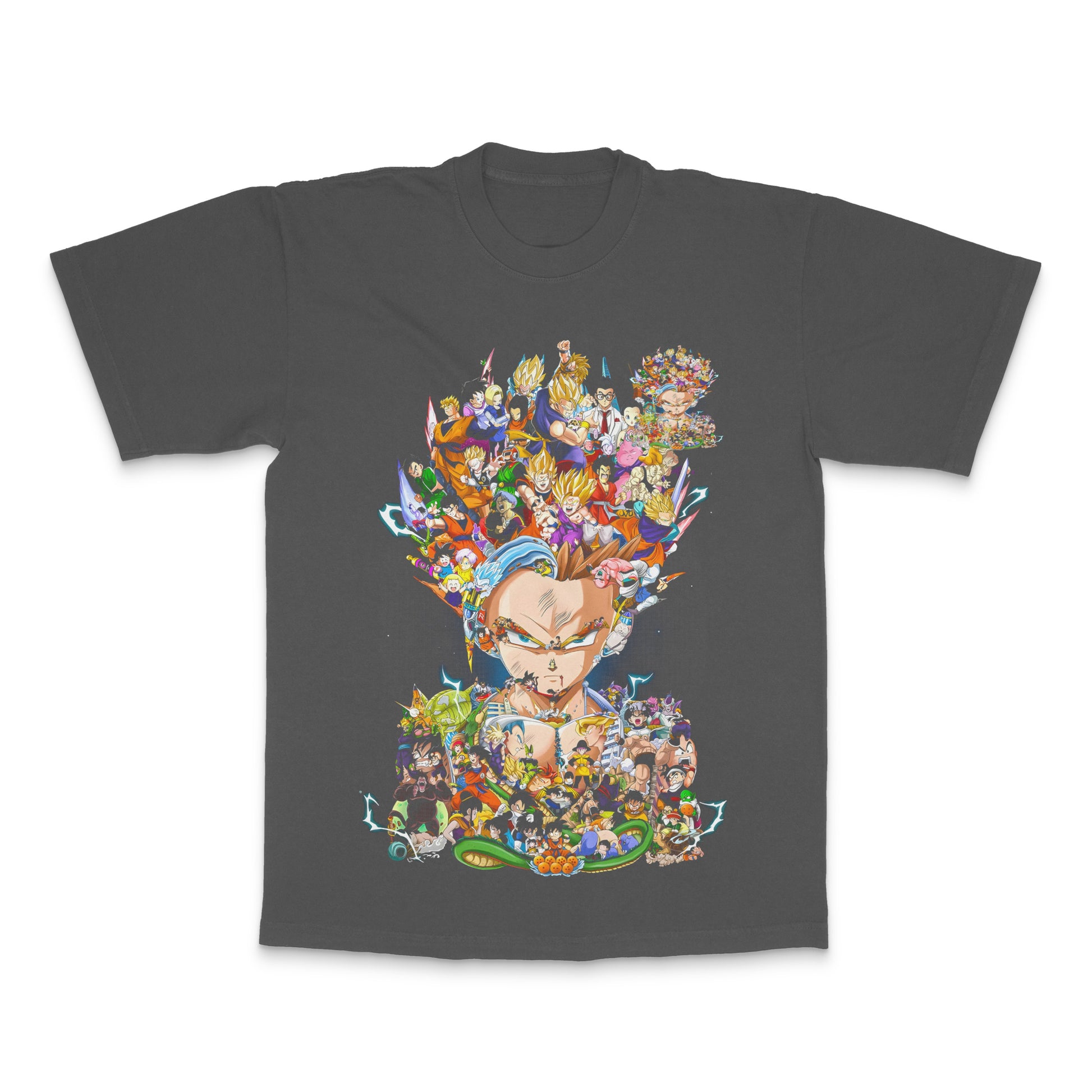Colorful Anime Characters Graphic Design Shirt
