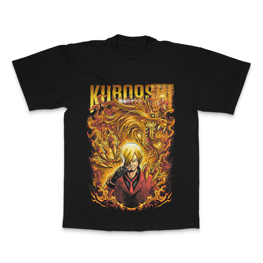 KUROOSHI Anime Character Fire Dragon T-Shirt