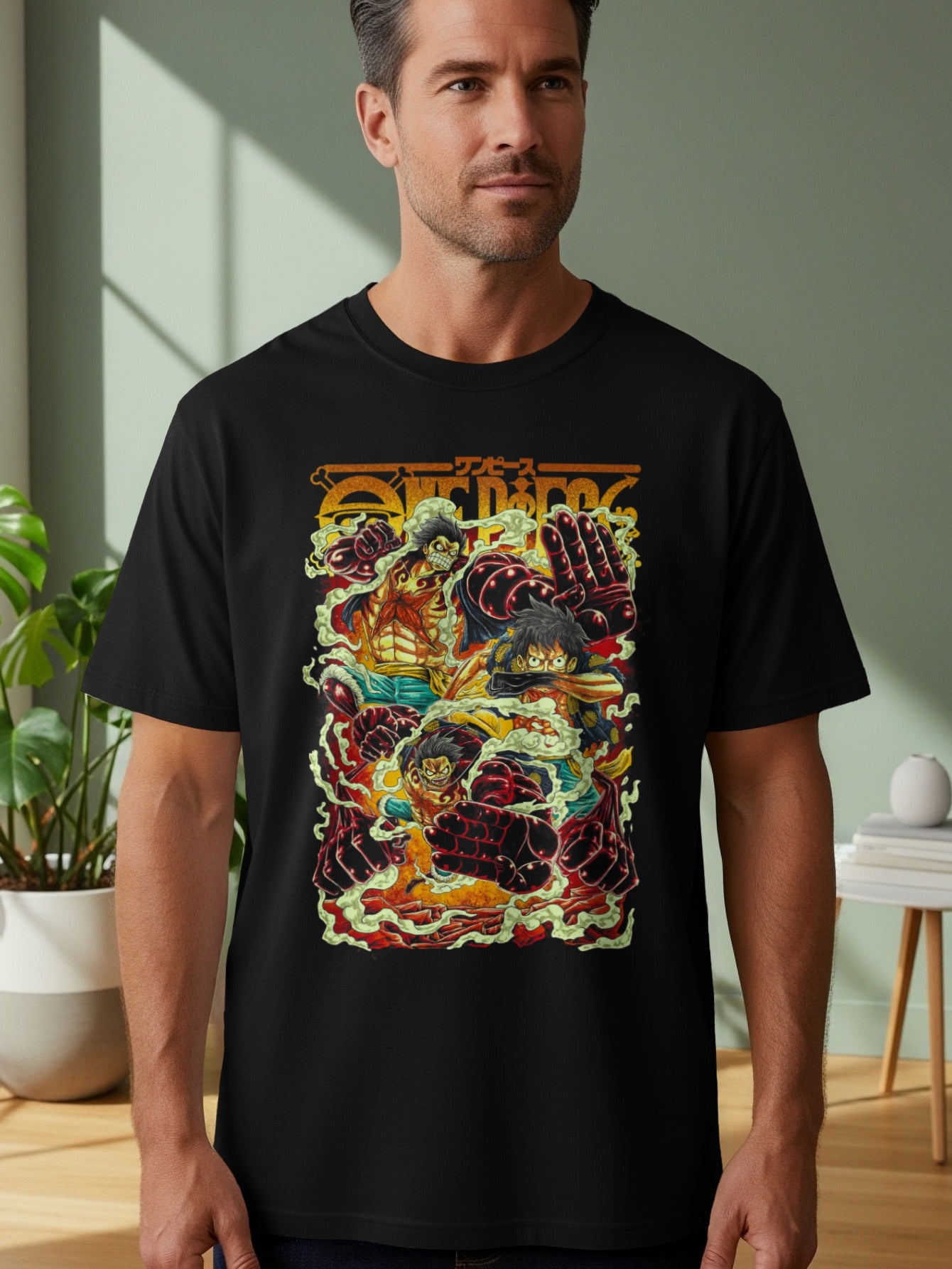 Anime Characters Graphic Artwork T-Shirt