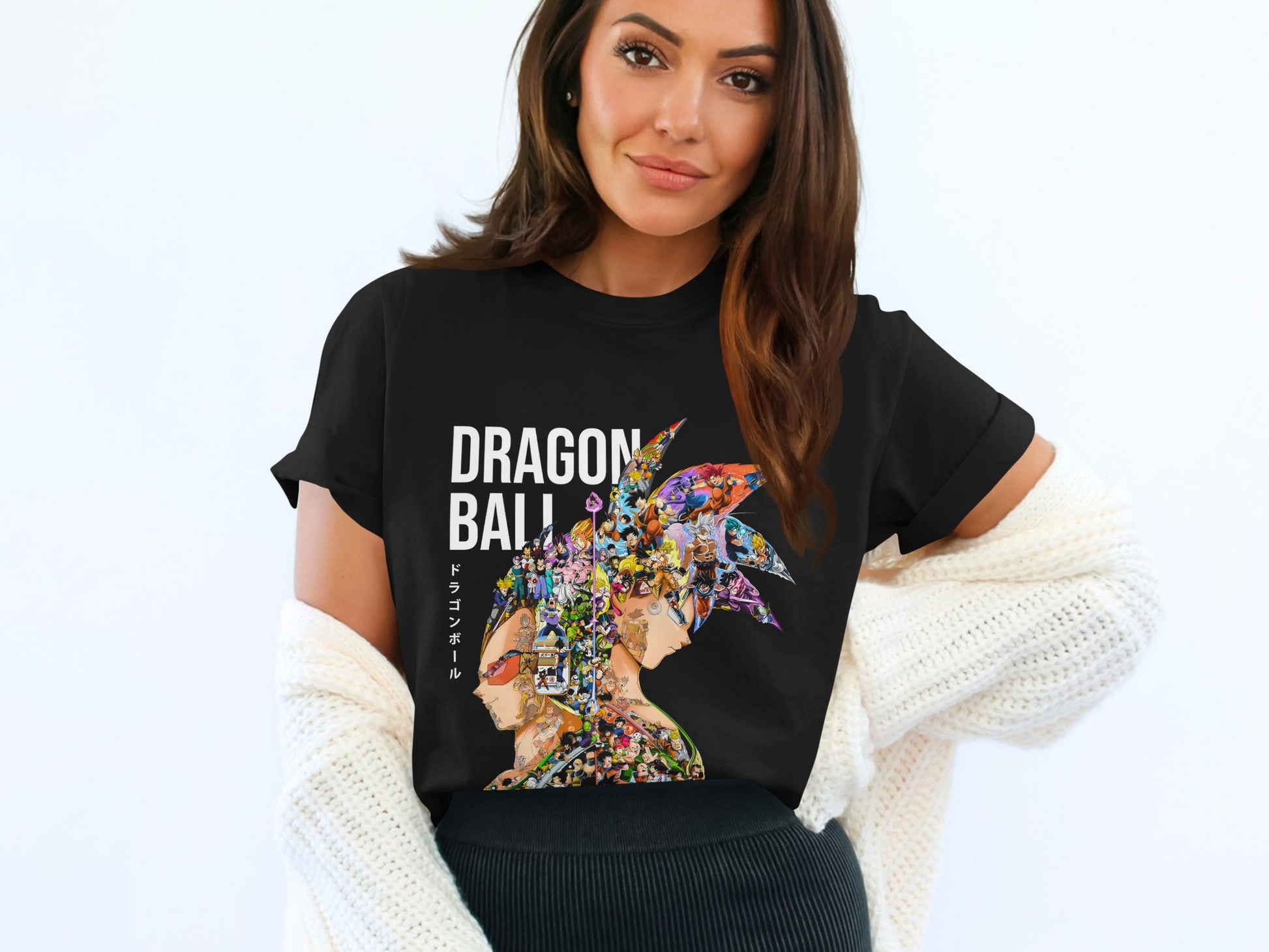 Dragon Ball Z Character Collage Graphic T-Shirt