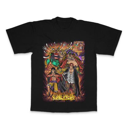 One Piece Characters Illustration T-shirt