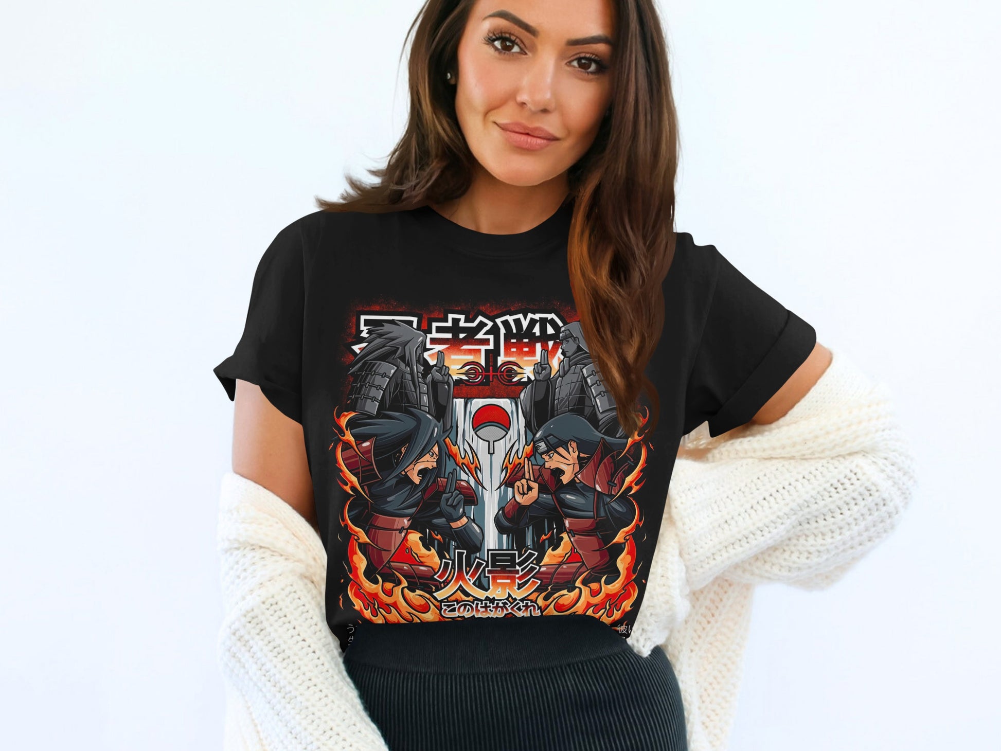 Ninja Warrior Graphic Design Black T-Shirt Product