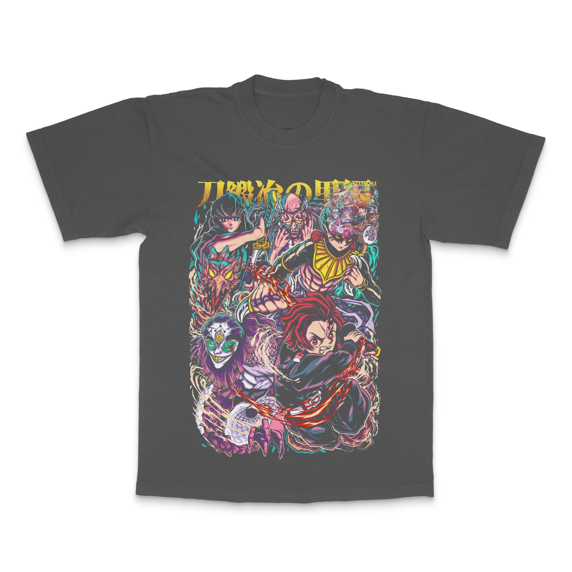 Anime Characters Group Graphic Design T-shirt
