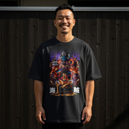 One Piece Anime Graphic Unisex Casual Top