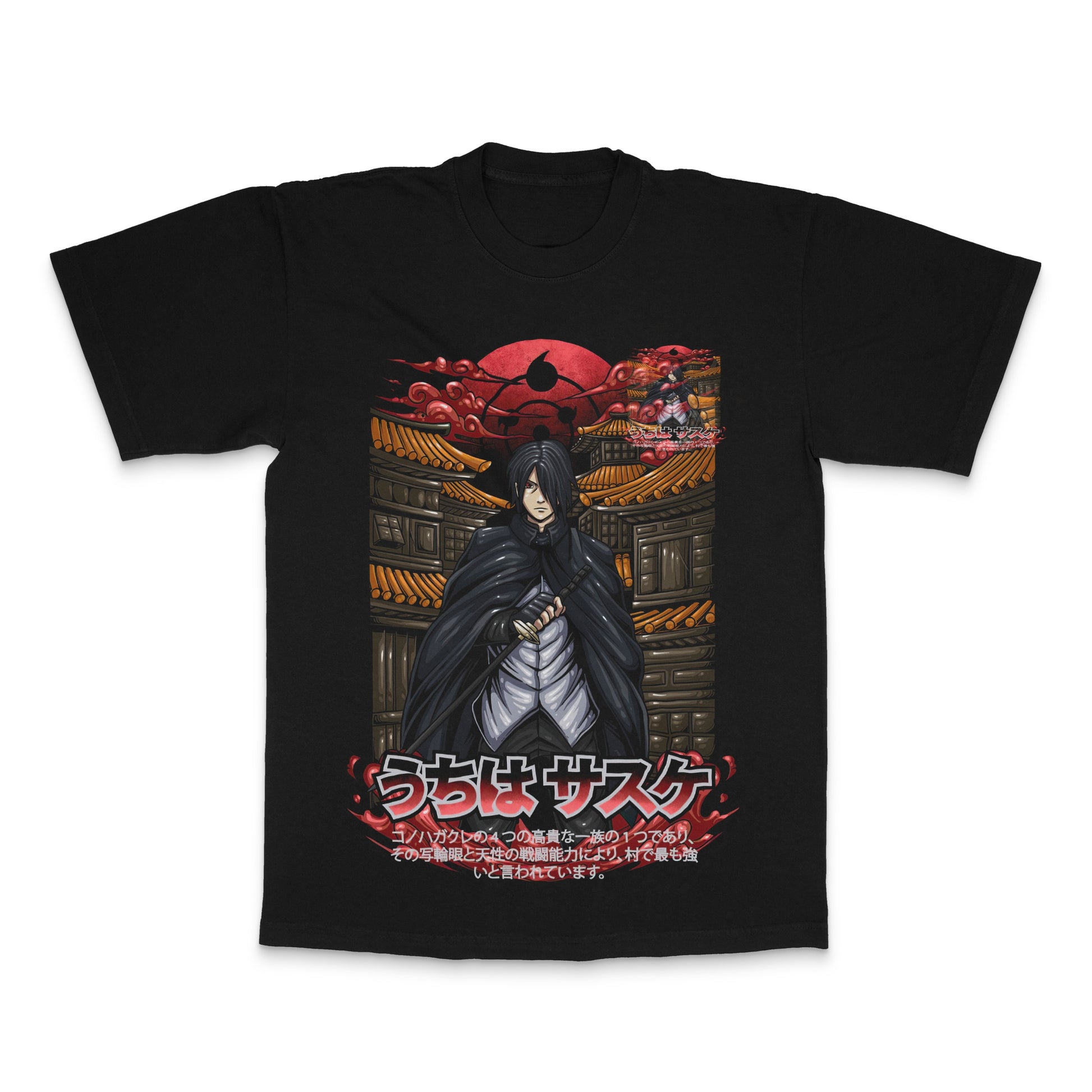 Uchiha Sasuke Japanese Anime Urban Architecture Shirt