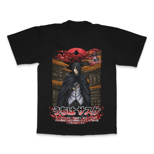 Uchiha Sasuke Japanese Anime Urban Architecture Shirt