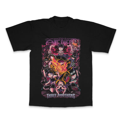 The Three Brothers Anime Character Graphic T-Shirt