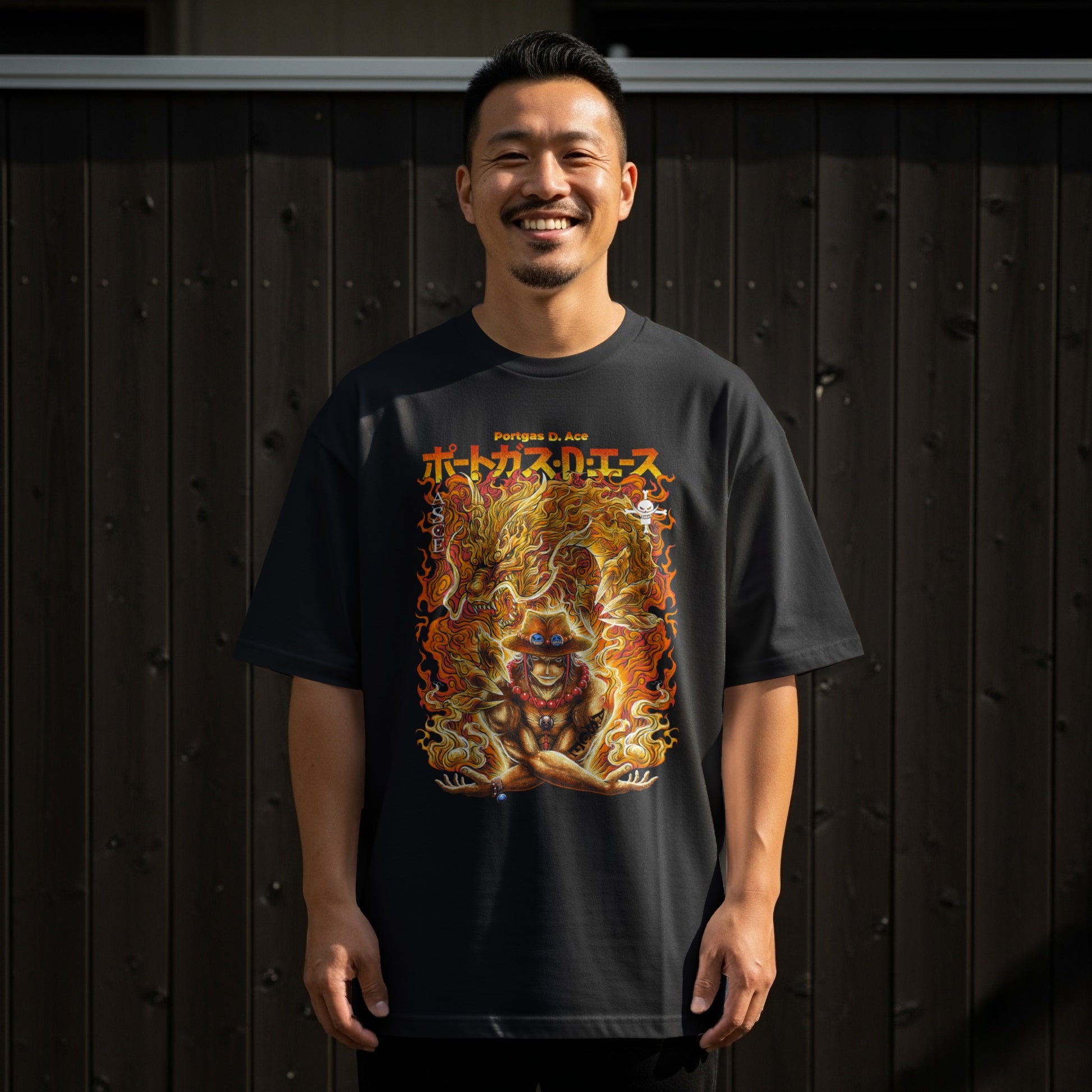 Portgas D. Ace Japanese Graphic Anime T-Shirt