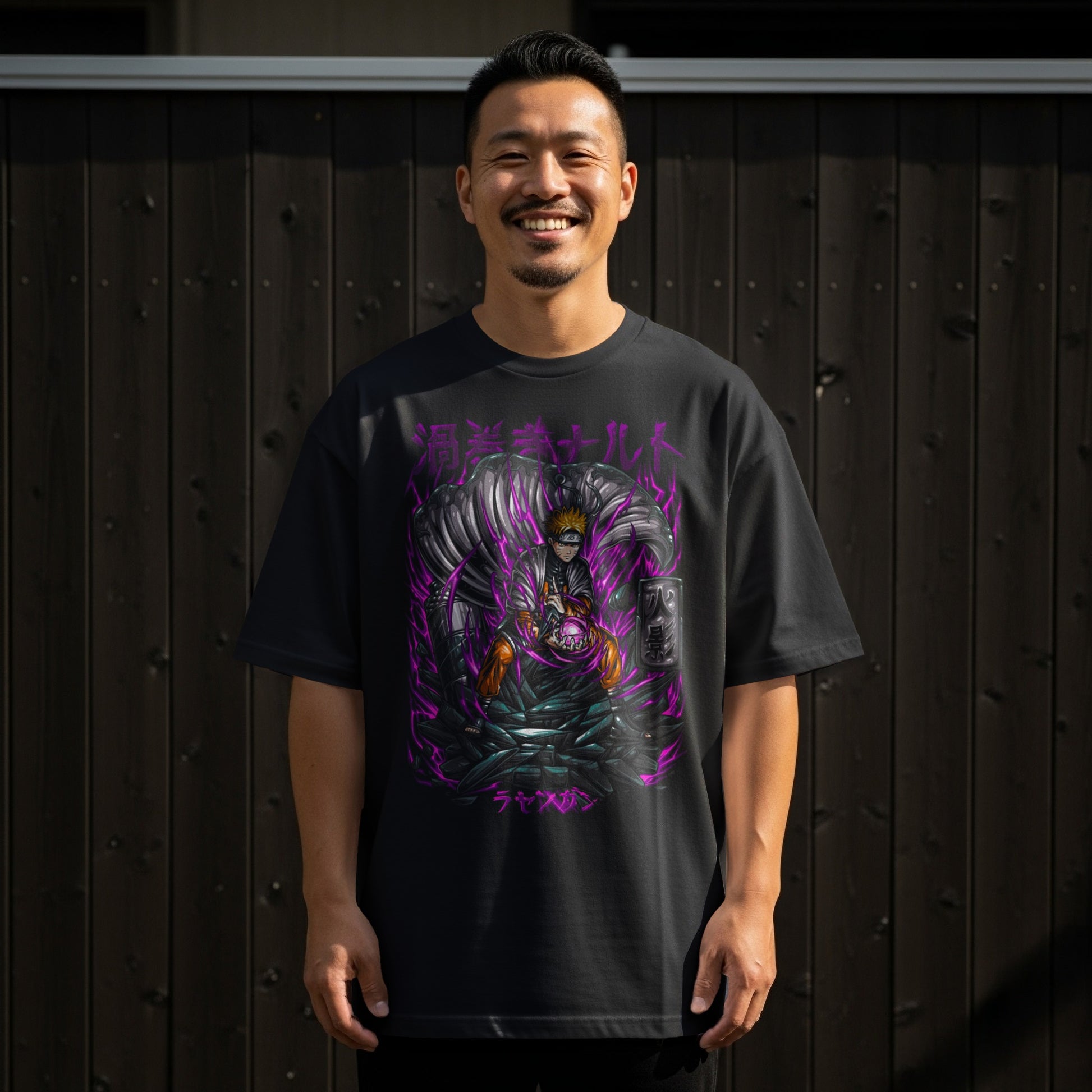 Unique Naruto Anime Design Printed Fashion Shirt