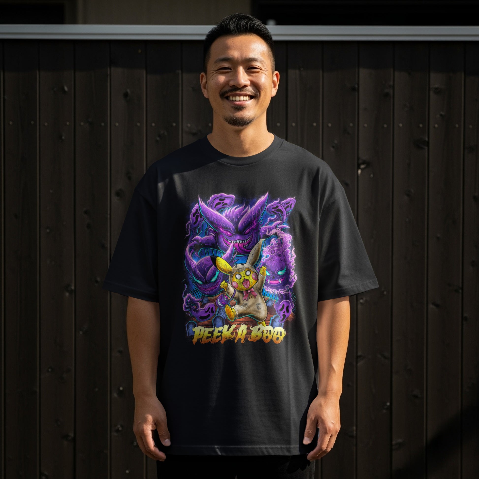 Peek A Boo Ghost Design T-Shirt for Men or Women