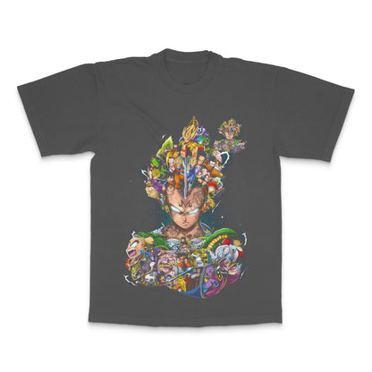Dragon Ball Z Characters Collage Graphic T-Shirt