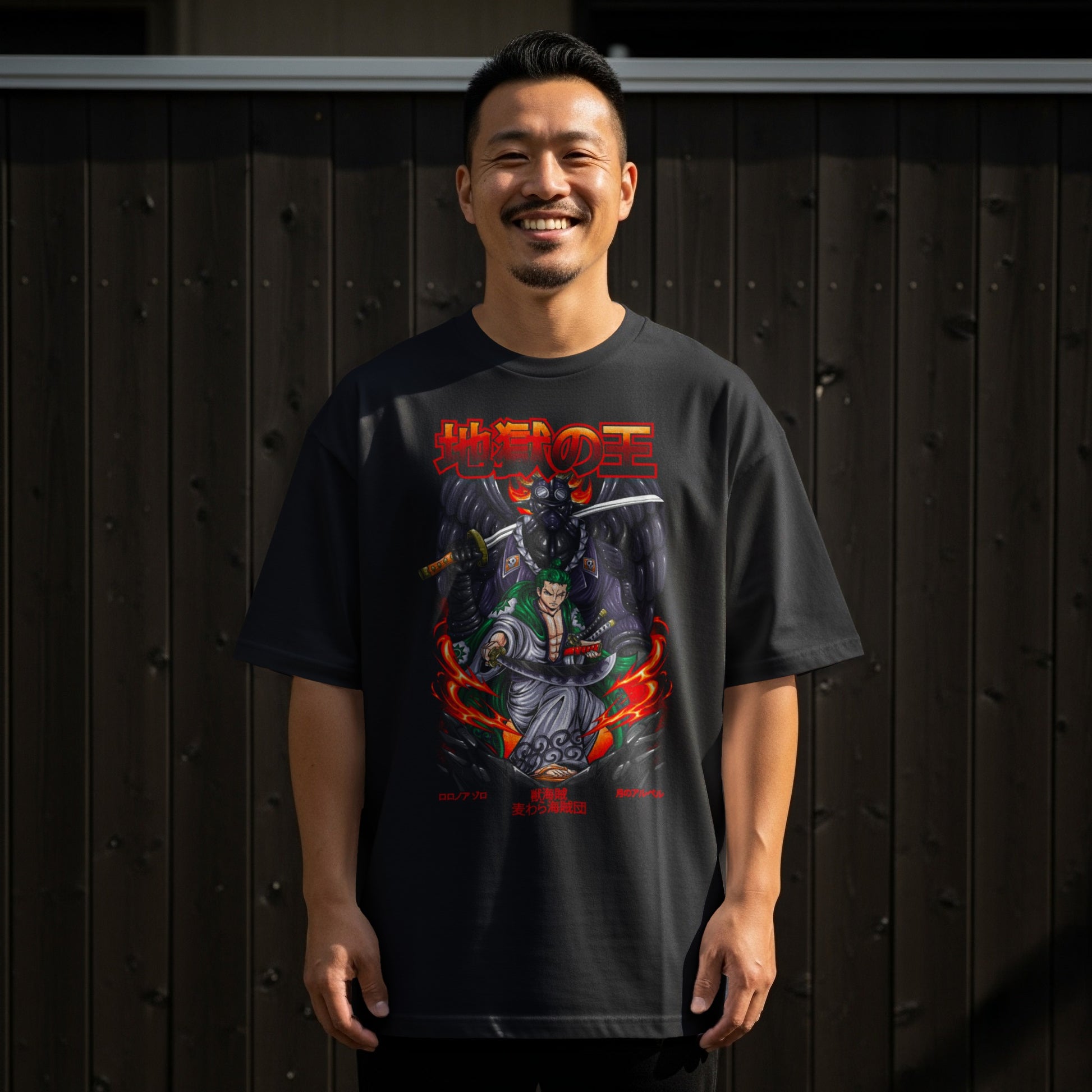 Japanese Demon Warrior Graphic Tee Shirt