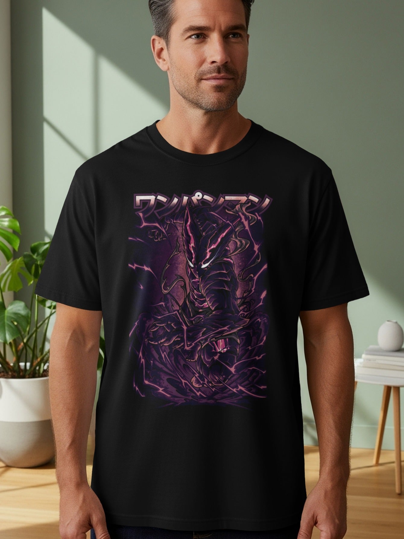 Men's Anime Villain Graphic Tee for Stylish Look