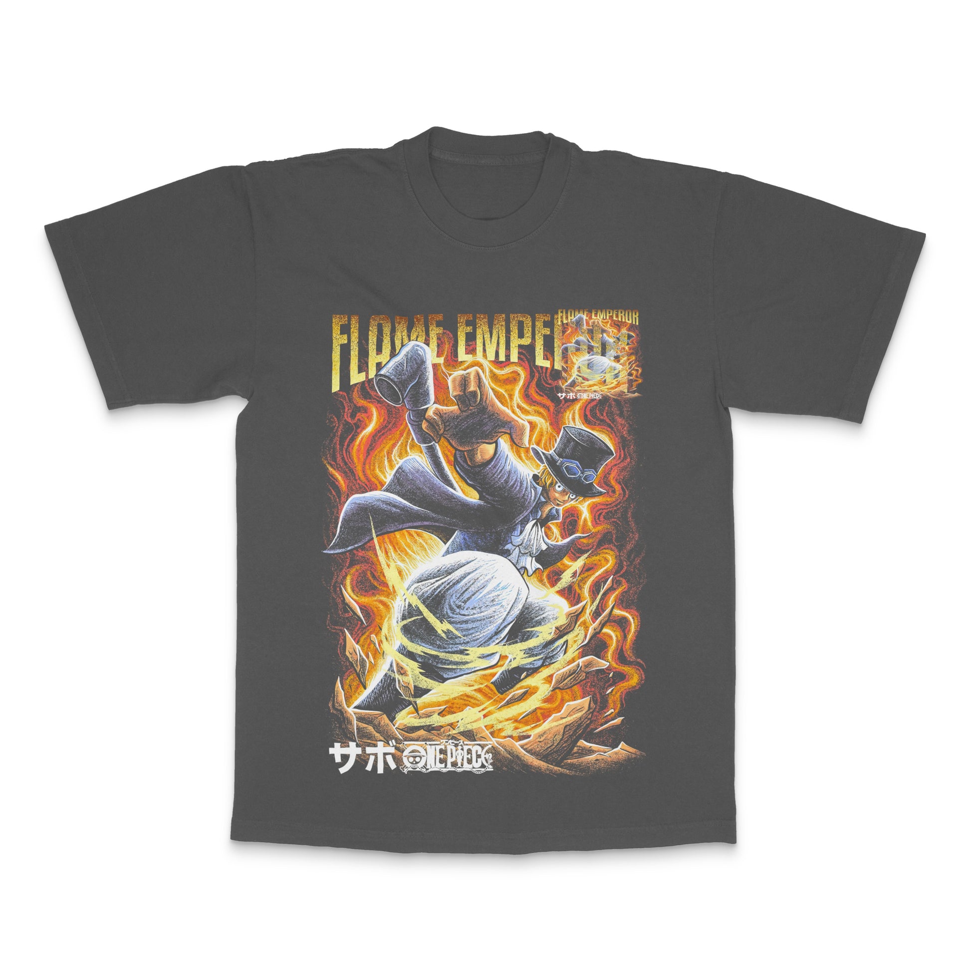Flame Emperor Anime Graphic T-Shirt by One Piece