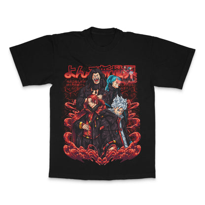 Colorful Anime Character Graphic T-Shirt Apparel