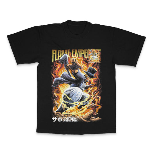 Flame Emperor One Piece Graphic T-Shirt