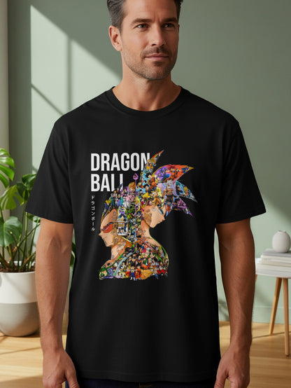 Dragon Ball Graphic Black Short Sleeve T-Shirt