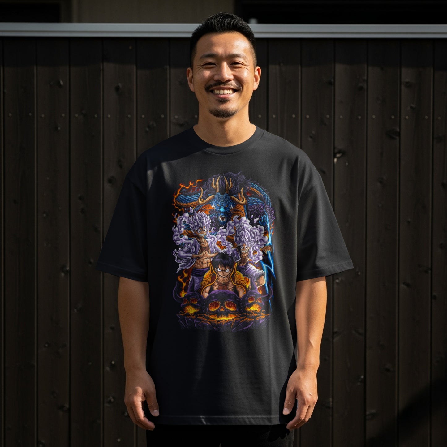 Fierce Fantasy Warrior Graphic Design T-shirt